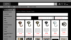 Vintage Wire & Supply - Decorative Ceiling Hook