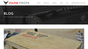 Volpin Props - Shipping Crate Construction Guide