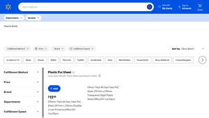 Walmart - Clear PVC Sheet A4 Size