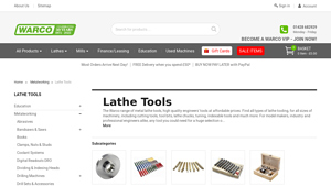 Warco - Metal Lathe Tools