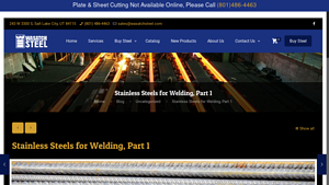 Wasatch Steel - Stainless Steels for Welding