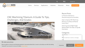 Wayken - CNC Machining Titanium