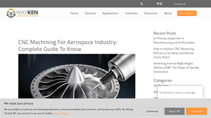 Wayken RM - CNC Machining for Aerospace