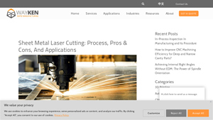 Wayken - Sheet Metal Laser Cutting