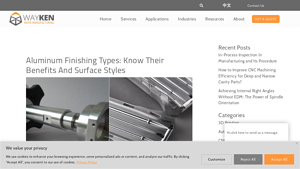 Wayken - Machined Aluminum & Anodizing Solutions