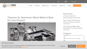 Wayken - Titanium and Aluminum Solutions