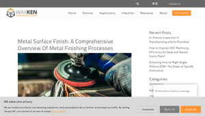 Wayken - Metal Surface Finishing Solutions