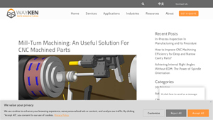 Wayken RM - CNC Mill-Turn Machining