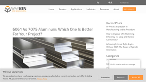 Wayken - 6061 Aluminum Solutions