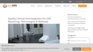 Wayken - Quality Control & Inspection for CNC Machining