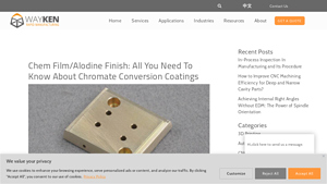 Wayken RM - Alodine Coatings