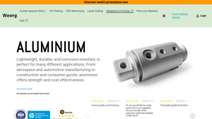 Weerg - Aluminium CNC Machining Services