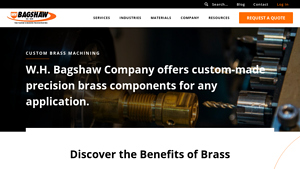 W.H. Bagshaw - Custom Precision Brass Components