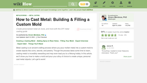 WikiHow - DIY Metal Casting Guide