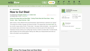 WikiHow - Essential Cutting Tools
