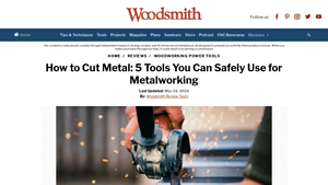 Woodsmith - Cutting Tools