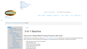 Woodward Fab - 3-in-1 Sheet Metal Machine