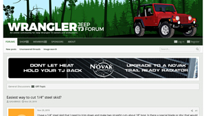 Wrangler - 1/4 Steel Skid