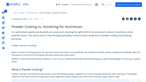 Xometry - Powder Coating & Anodizing Solutions