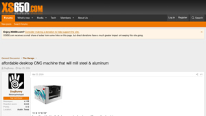 XS650 - Affordable Desktop CNC Machine