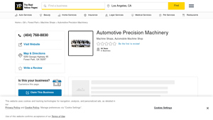Automotive Precision Machinery - Engine Rebuilding