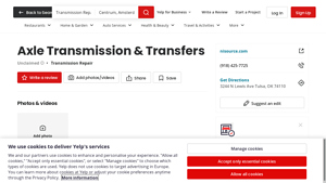 Yelp - Transmission Repair Services