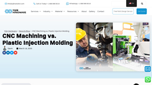 Yijin Solution - CNC Machining vs. Plastic Injection Molding