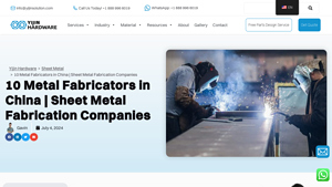 Yijin Hardware - Sheet Metal Fabrication