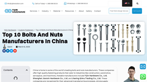 Yijin Hardware Co., Ltd - Precision Fasteners