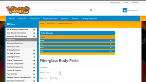 Yogis Inc - Fiberglass Body Parts