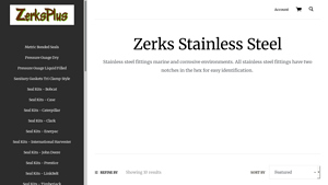 Zerks Plus - Stainless Steel Grease Fittings