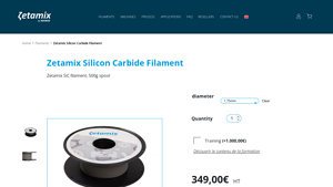 Zetamix - Silicon Carbide Filament