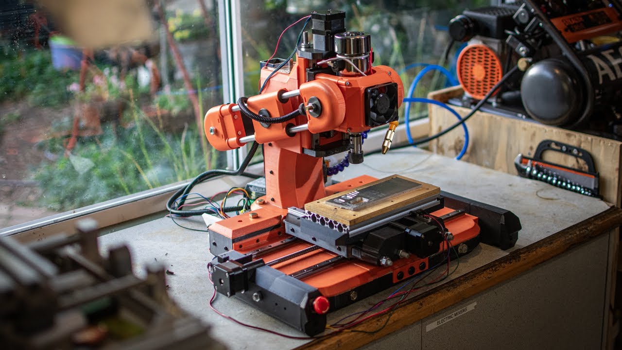 3d printed desktop cnc mill