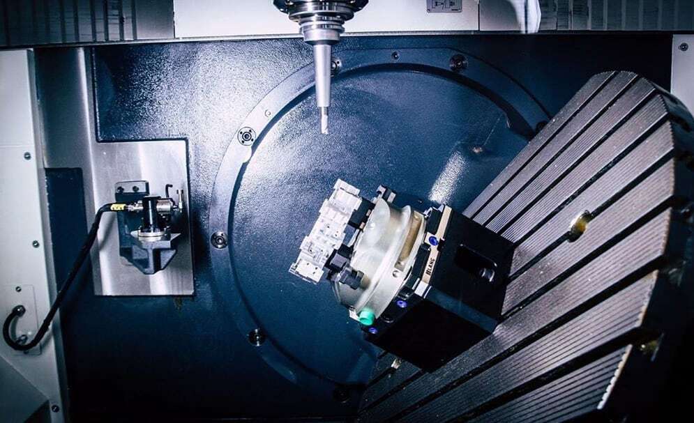 5 axis machining centers part