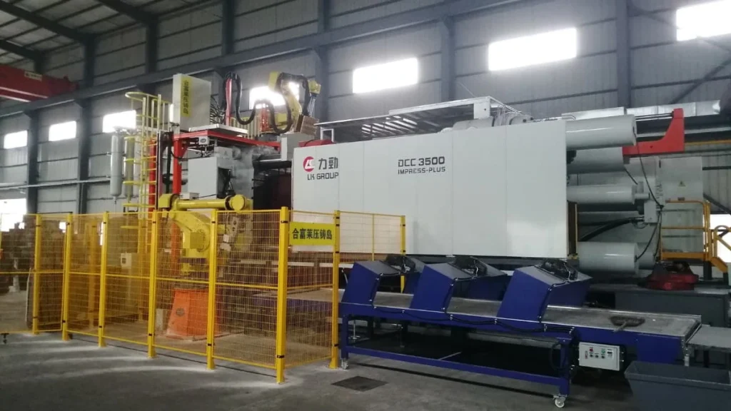 aluminum die cast machine