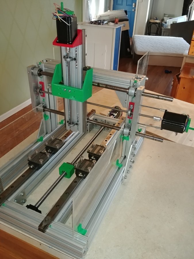 aluminum diy cnc router