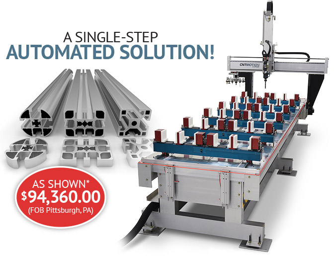 aluminum extrusion cnc machine