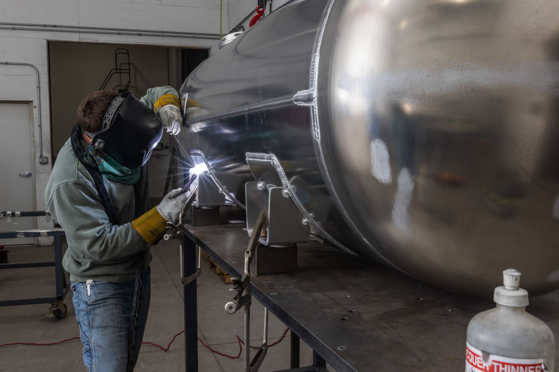 aluminum gas tank parts