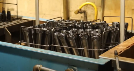 black oxidizing steel