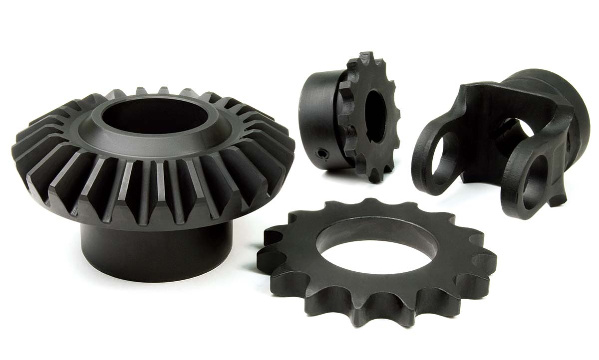 black oxidizing steel