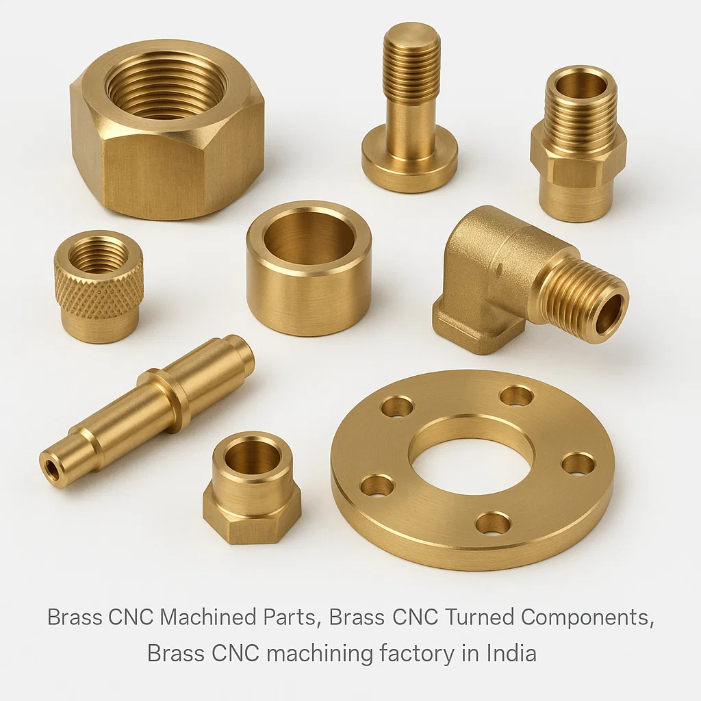 Brass Cnc Turned Parts Manufacturing Service