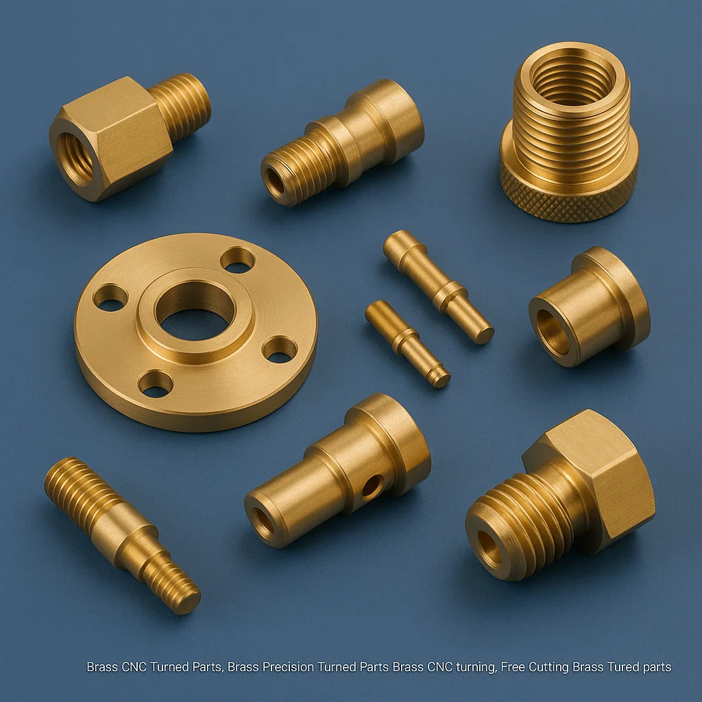 brass cnc turned parts