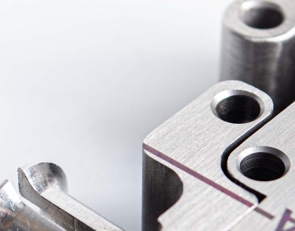 brush finish stainless steel part