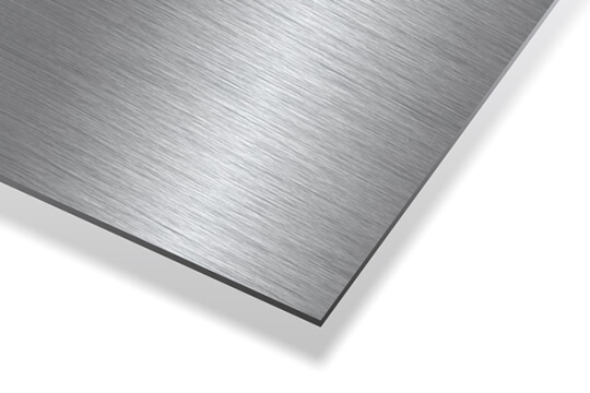 brushed steel finish