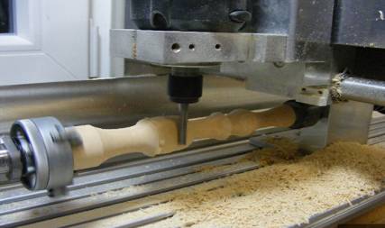 cnc wood turning