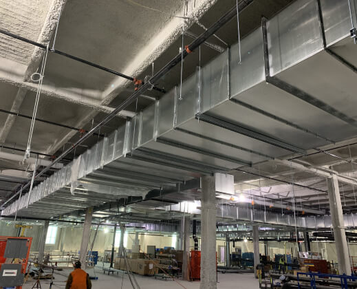 custom sheet metal ductwork