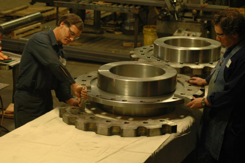 custom steel machining