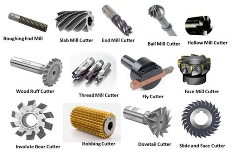 cutting tools of milling machine