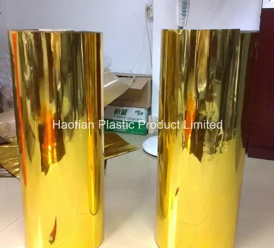 golden plastic sheet