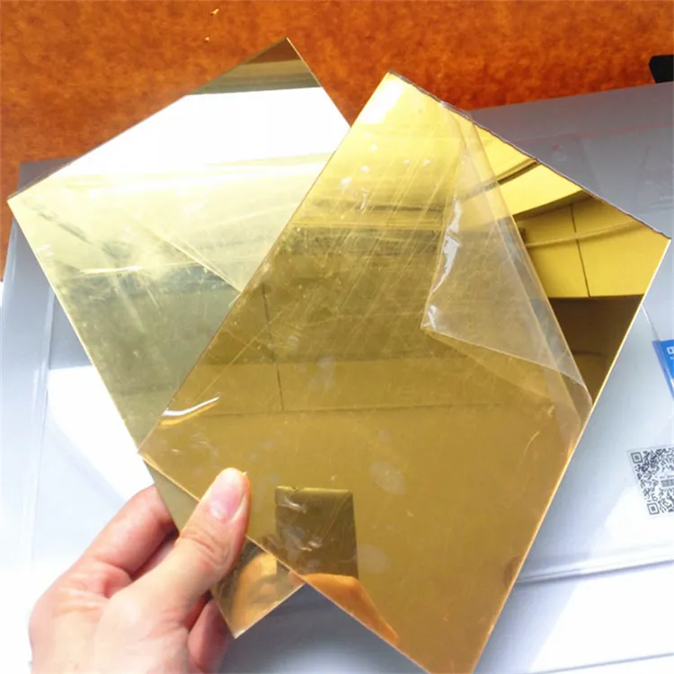 golden plastic sheet